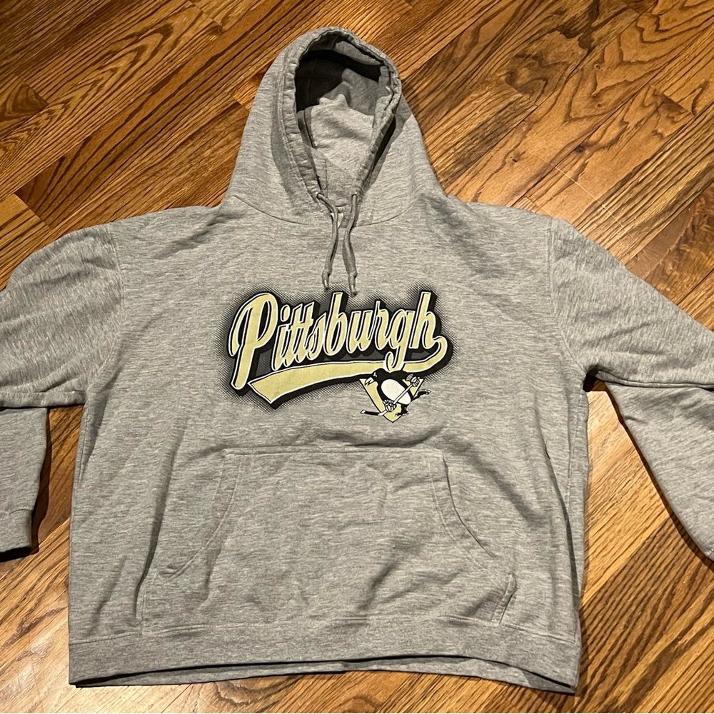 Gray Pittsburgh Penguins Hoodie